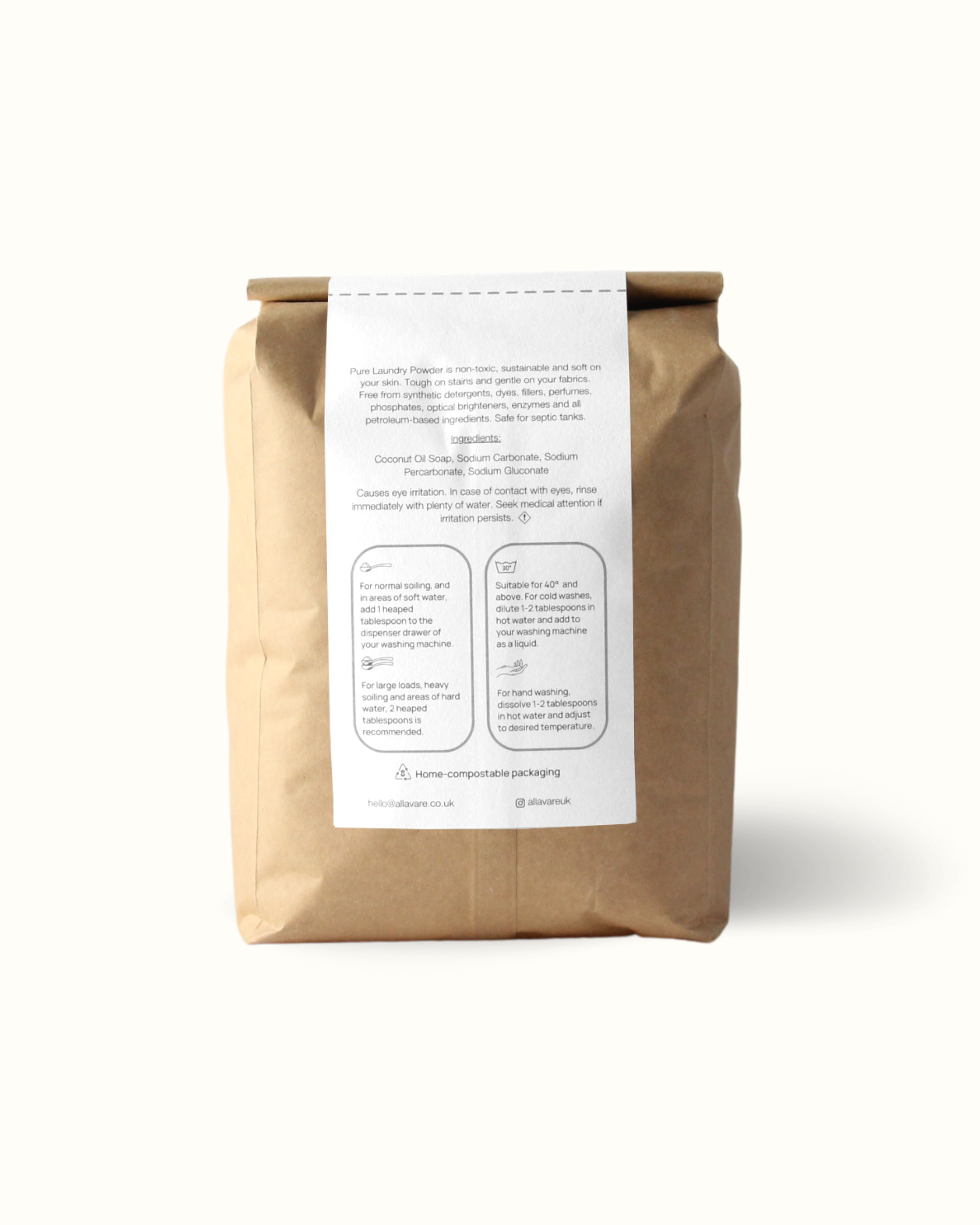 Washing powder discount ingredients